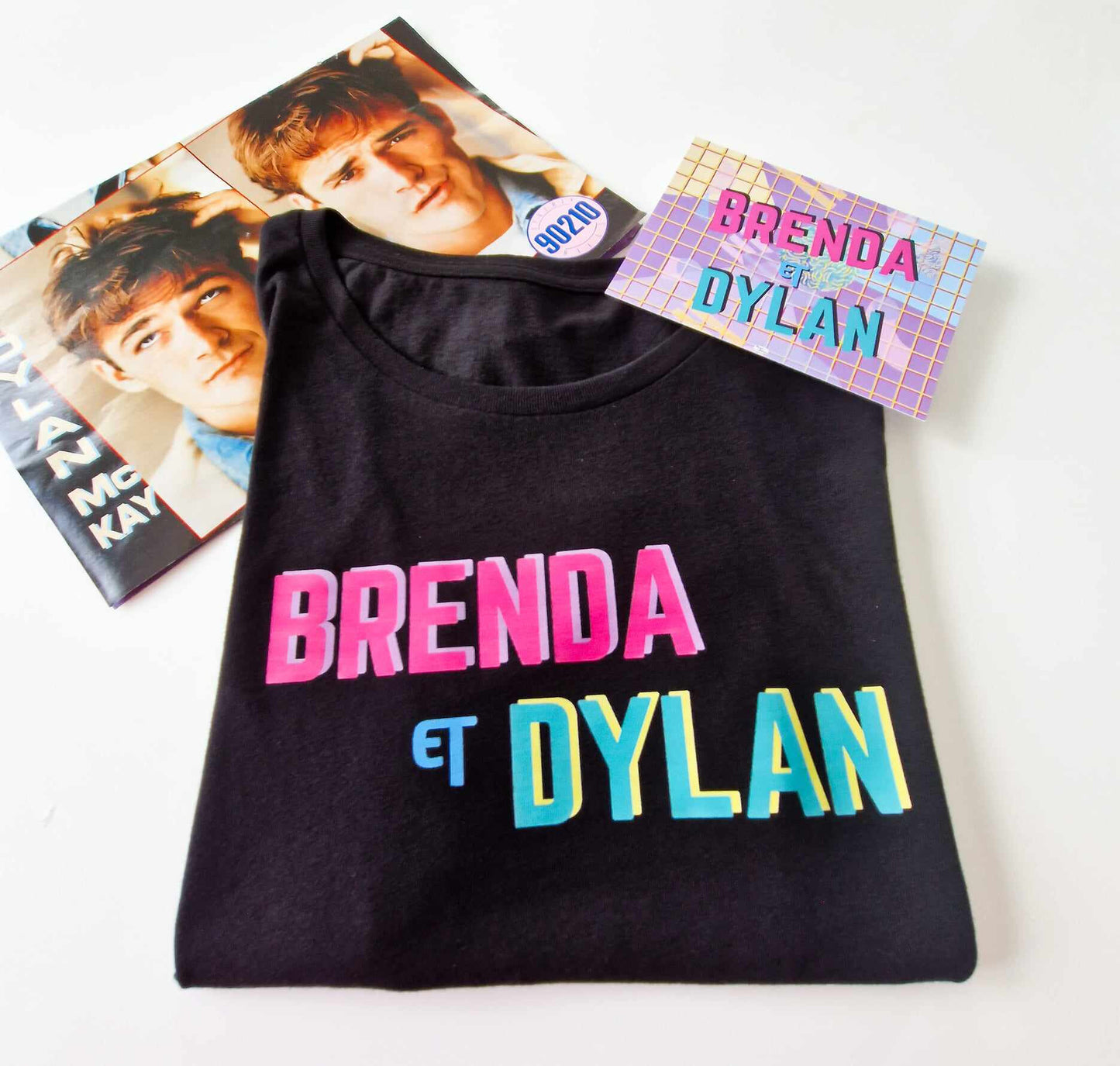 T-shirt Beverly Hills 90210 - Dylan & Brenda