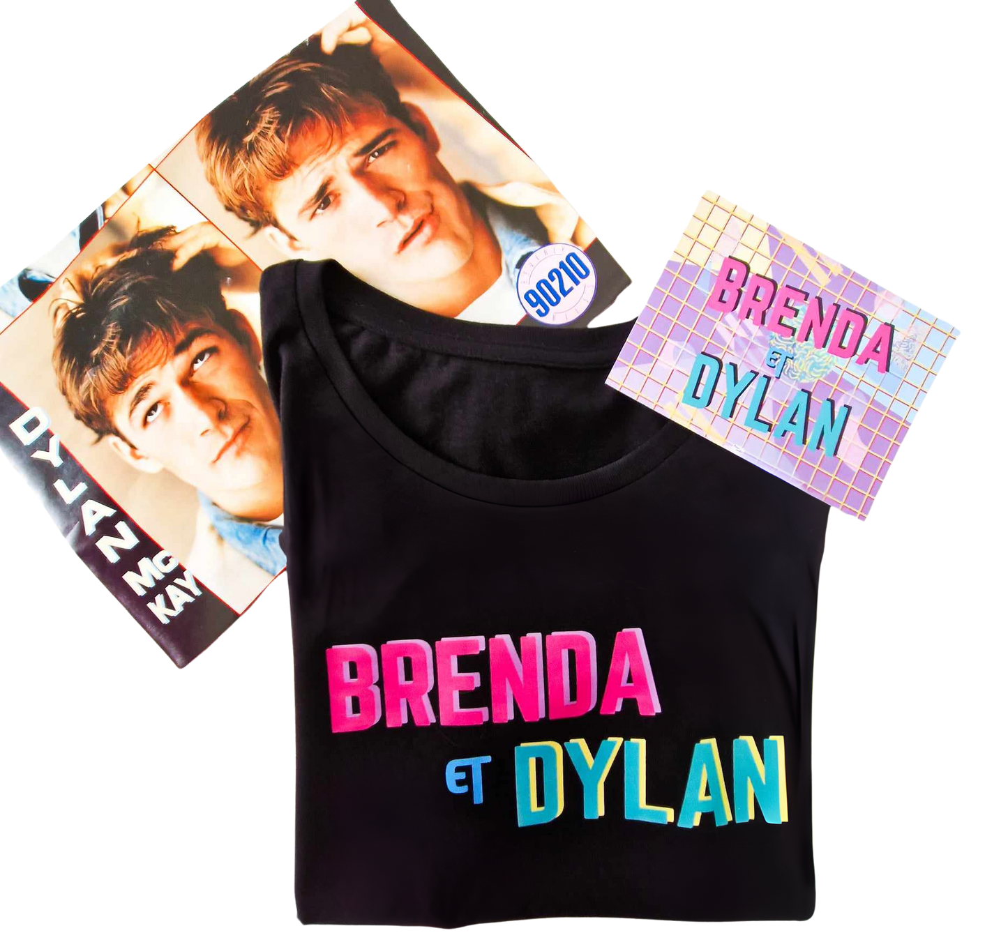 T-shirt Beverly Hills 90210 - Dylan & Brenda